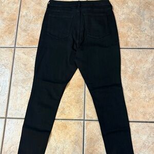 Old Navy High-Rise Super Skinny Jet Black Jeans Size 14 NWOT